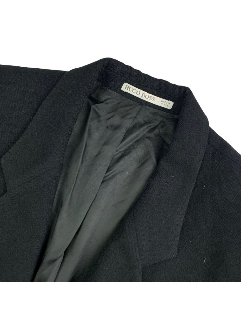 Hugo Boss Men’s Corleone Wool/Cashmere 2-Button Blazer Black • USA • 40R